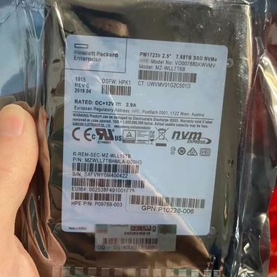 7.68TB PM1723b SSD NVME MZ-WLL7T6B U.2 MZWLL7T6HMLA-000H3 2,5&quot; SSD