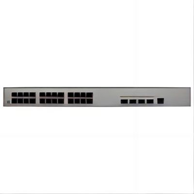 Comutação de rede de suporte VLAN 10/100/1000Mbps Taxa de transmissão 24 portas com energia AC