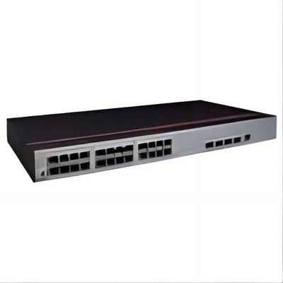 Comutação de rede de suporte VLAN 10/100/1000Mbps Taxa de transmissão 24 portas com energia AC