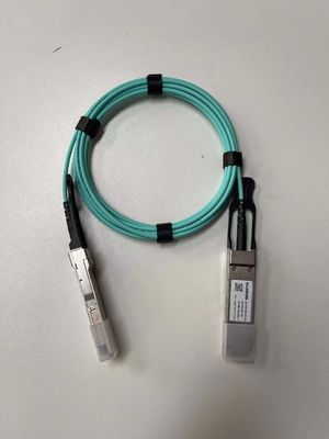 Cable óptico ativo QDD-400G-A10 compatível com Mellanox para transmissão rápida de dados