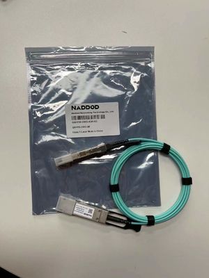 Cable óptico ativo QDD-400G-A10 compatível com Mellanox para transmissão rápida de dados