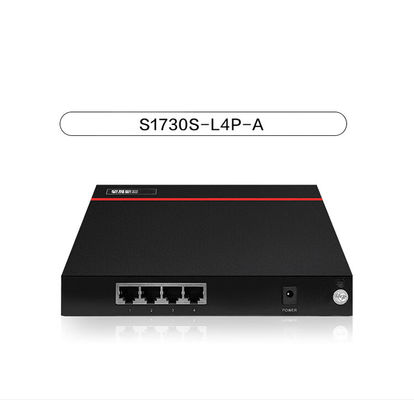 4 Portos PoE Ethernet Switch S1730S-L4P-A para Comunicação Full Duplex Half Duplex