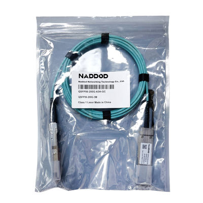 QSFP56 cabo ativo de fibra 5m para Mellanox MFS1S00-H003E MFS1S00-H050E