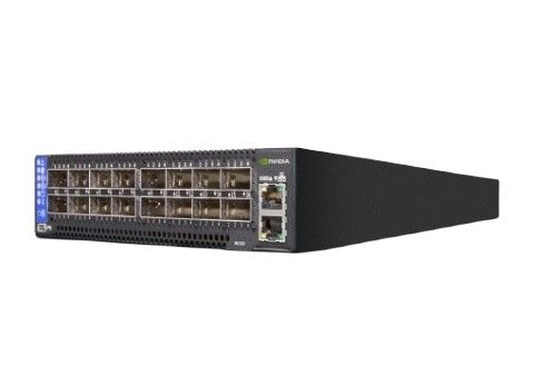 Avançado Mellanox MSN3700-CS2F MSN3700-CS2FC 100GbE 1U Espectro Ónix cúmulo 32 QSFP28