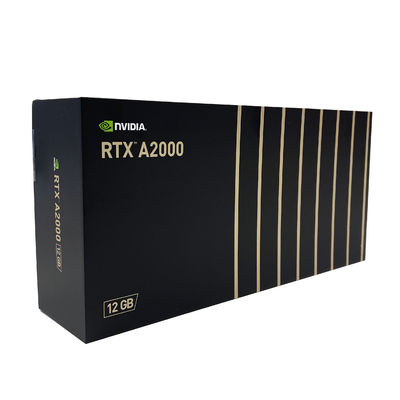 12g 60Mhs GDDR6 GPU Card RTX A2000 Graphics Video Card para entusiastas de jogos
