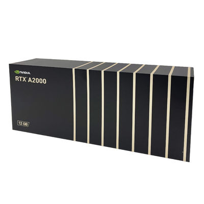 12g 60Mhs GDDR6 GPU Card RTX A2000 Graphics Video Card para entusiastas de jogos