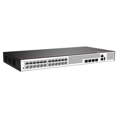S5735-L24T4S-A1 24*10/100/1000BASE-T portas 4*GE SFP portas AC potência IP Roteamento OSPFv3
