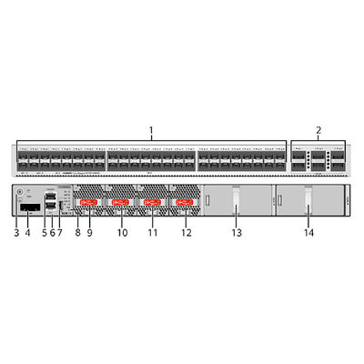 Estoque 48 portas Gigabit Switch S6730-H48X6C 1U Chassis Height Network Switch óptico