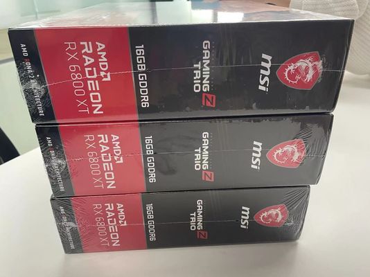 GDDR6 256 Bit GPU Card RX 6800 XT 2NS Cartão de vídeo de jogos