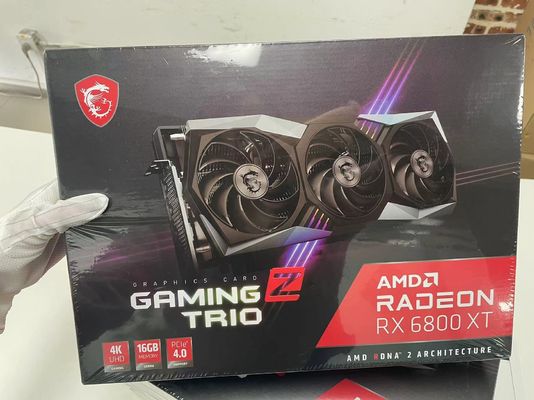GDDR6 256 Bit GPU Card RX 6800 XT 2NS Cartão de vídeo de jogos
