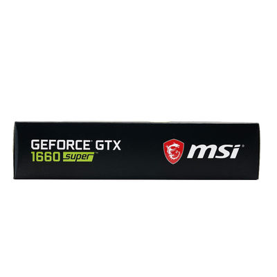AMD Chipset MSI 1660 Super GPU Card 6GB Cartões gráficos de vídeo 192 Bit