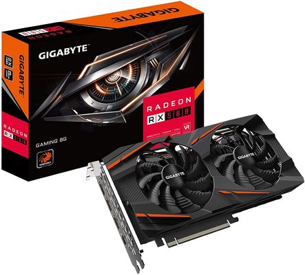 Cartão gráfico Radeon RX580 RX6800xt RX6700xt RX6600xt