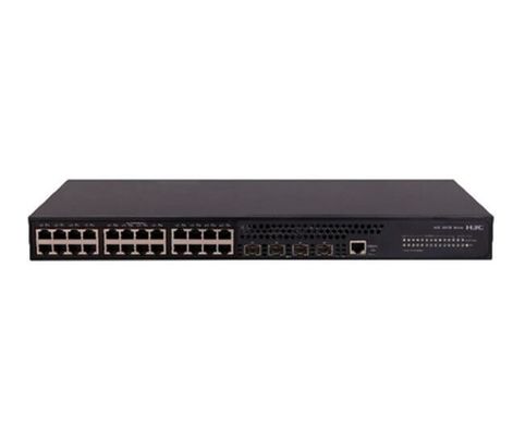 Taxa de transmissão 10/100/1000Mbps H3C LS-S5130S-28S-HPWR-EI Fibra de rede Poe Switch