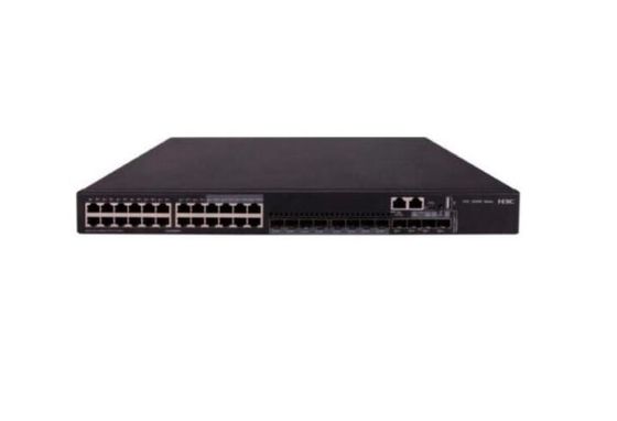 Taxa de transmissão 10/100/1000Mbps H3C LS-S5130S-28S-HPWR-EI Fibra de rede Poe Switch